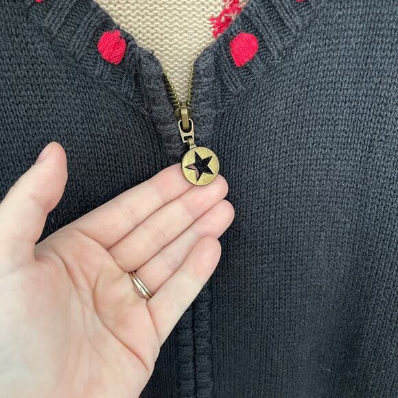 The Quaker Factory Vintage Barn Animals Knit Cardigan - Picture 6 of 9